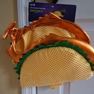 Bootique Taco Cat Costume - Orange and Yellow